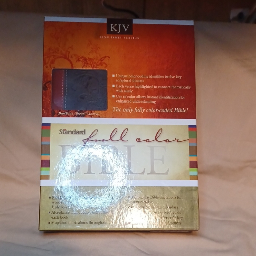 Full Color Bible - Brown Cover